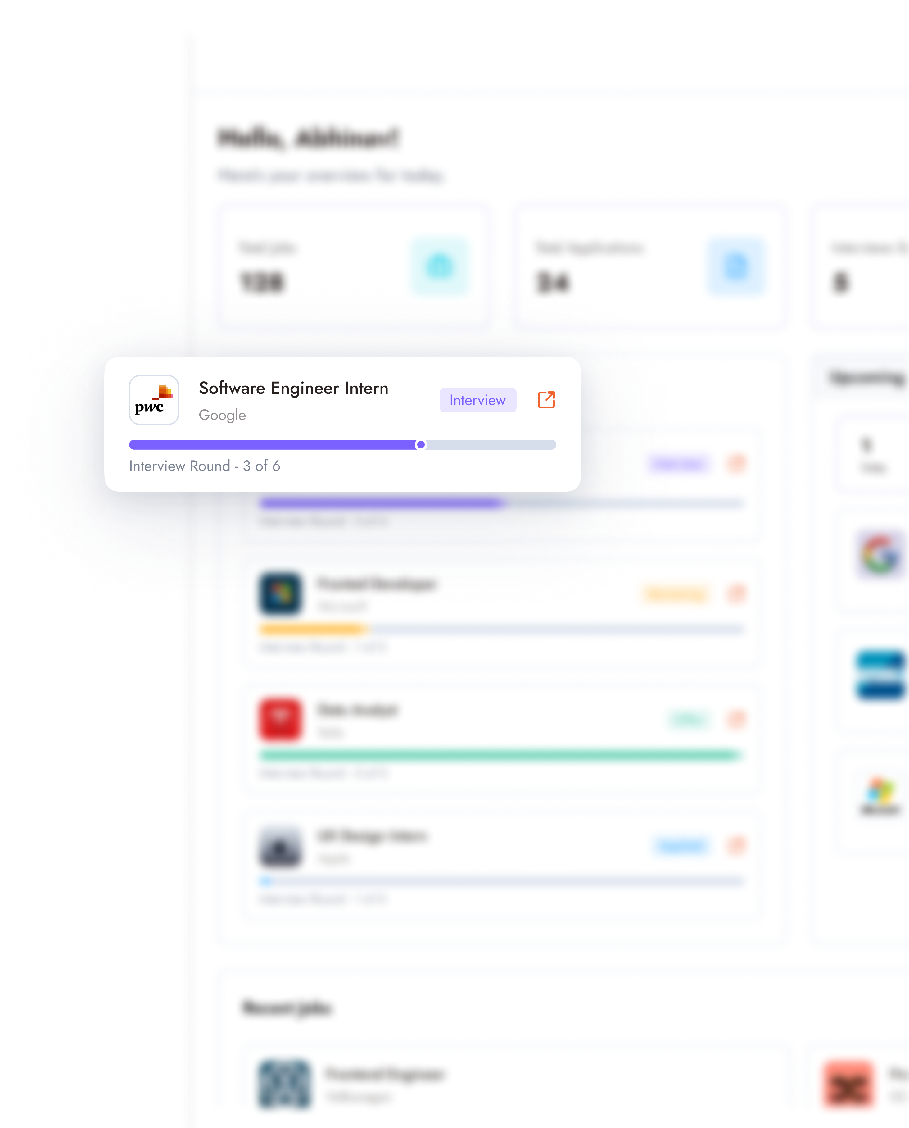 Student Dashboard Preview